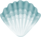 Blue Clam Shell PNG Clipart