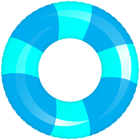 Blue Swim Ring PNG Clipart Image