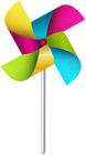 Colorful Pinwheel PNG Clipart