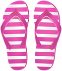 Flip Flops Pink PNG Transparent Clipart