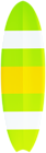 Green Surfboard PNG Clipart