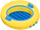 Inflatable Round Boat Transparent PNG Clip Art Image