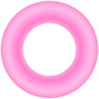 Inflatable Swimming Ring Pink PNG Clipart