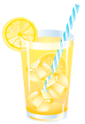Lemon Summer Drink PNG Vector Clipart
