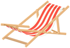 Lounge Chair Red Beach PNG Clipart