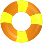 Orange Swim Ring PNG Clipart Image