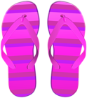 Pink Beach Flip Flops PNG Clipart