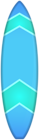 Surfboard Blue PNG Clipart