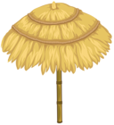 Thatched Umbrella PNG Clipart Image