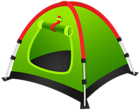 Tourist Green Tent PNG Clipart Image