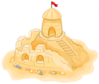 Transparent Sand Castle PNG Clipart Picture