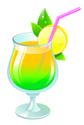 Transparent Summer Cocktail PNG Clipar