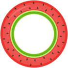 Watermelon Swimming Ring PNG Clipart