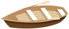 Wooden Boat Transparent PNG Clip Art Image