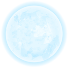Blue Moon PNG Clipart Image