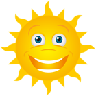 Smiling Sun Transparent Clip Art Image