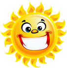 Smiling Sun Transparent PNG Clip Art Image