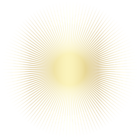 Transparent Gold Sun Decor PNG Clipart Picture