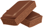 Chocolate Pieces Transparent PNG Clip Art Image