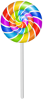 Colorful Lollipop PNG Clip Art Image