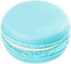 French Macaron Blue PNG Clipart