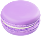 French Macaron Purple PNG Clipart