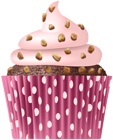 Pink Cupcake PNG Transparent Clipart