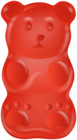 Red Gummy Bear PNG Clipart
