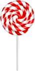 Red Lollipop Clip Art Image