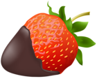 Strawberry with Chocolate PNG Clip Art Image