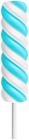 Swirl Blue Lollipop PNG Clipart