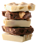 White and Dark Chocolate Bars PNG Picture