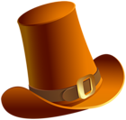 Brown Pilgrim Hat Transparent PNG Image
