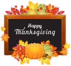 Happy Thanksgiving Decor PNG Clipart Image