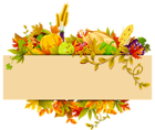 Thanksgiving Decor PNG Clipart