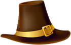 Thanksgiving Pilgrim Hat PNG Clip Art Image
