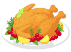 Thanksgiving Turkey Diner PNG Clipart