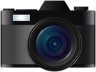 Black Camera PNG Clipart