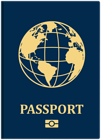 Blue Passport Transparent Image