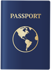 Blue Passport Transparent PNG Image