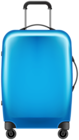 Blue Trolley Suitcase Transparent PNG Image