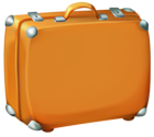 Brown Suitcase Clipart Image