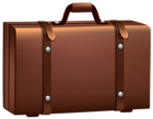 Brown Suitcase PNG Clip Art Image