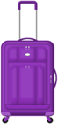 Purple Travel Bag Clip Art Image