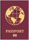 Red Passport Transparent Image