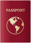 Red Passport Transparent PNG Image