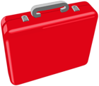 Red Suitcase PNG Transparent Clipart