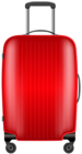 Red Travel Bag PNG Clip Art Image