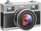 Retro Camera PNG Clip Art Image