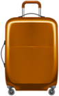 Trolley Bag Brown PNG Clipart